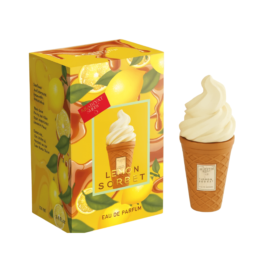 Arabiyat Prestige Lemon Sorbet Parfum - spritziger Zitrusduft mit süßem Zitronenaroma, perfekter Sommerduft